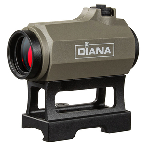 Diana 1x22 Red Dot cao su 11 cấp độ Red W/Riser núi thấp hơn 1/3 co-wiess Red Dot Sight - Product Image 3