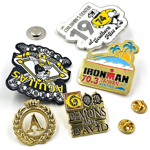 Diseño personalizado broche magnético ropa Logo Metal solapa pines fabricante móvil para sombrero insignia Metal esmalte Pin - Product Image 1