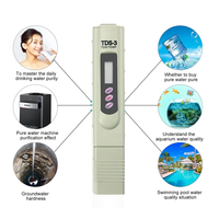 Testeur TDS/température 2 en 1, moniteur de qualité de l'eau, analyseur de pureté, TDS-3, pour piscines et aquariums