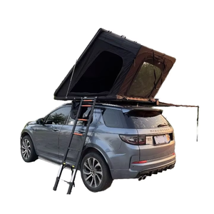 Tente de toit pliante automatique quatre saisons en toile Oxford imperméable avec coque ABS, échelle universelle pour voiture - Product Image 1
