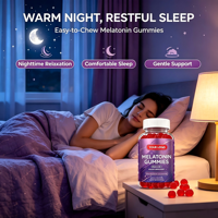 Gummies de mélatonine pour un rythme circadien amélioré, une routine de coucher plus rapide et un soulagement occasionnel de l'insomnie