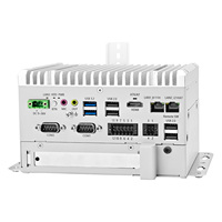 Mini PC CWWK U6 sin ventilador J6412, 2 puertos Gigabit LAN (i210AT+8111H), 2 puertos RS232 COM, 1 puerto PCIE GPIO, 6 puertos USB, montaje en carril DIN, 9-36V, ordenador industrial.