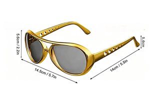 Nuevo <span class=keywords><strong>Disfraz</strong></span> <span class=keywords><strong>de</strong></span> los 80s y 90s, Cadena Dorada Grande, Accesorios <span class=keywords><strong>de</strong></span> Rapero <span class=keywords><strong>de</strong></span> los 80s/90s, Gafas, Pulsera, Disfraces <span class=keywords><strong>de</strong></span> Hip Hop para Hombres y Mujeres - Product Image 5