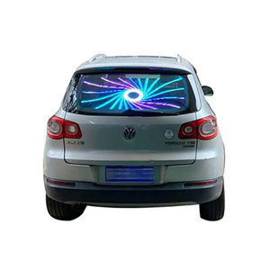 Thông Minh Quản Lý Điều Khiển Xe Phía Sau Cửa Sổ Đầy Đủ Màu Sắc 4K LED Hiển Thị Độ Sáng Cao Ánh Sáng Mặt Trời Có Thể Đọc Trong Suốt Màn Hình Kỹ Thuật Số - Product Image 2