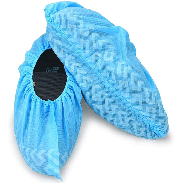 Custom Logo Printed Manufacturer Medical Non-woven Disposable PP Non slip Non Woven Shoe Cover
