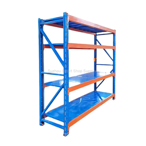 Estanterías de Almacenamiento Industriales Bien Diseñadas con Recubrimiento en Polvo, Estanterías Apilables para Carga y Almacenamiento - Product Image 3