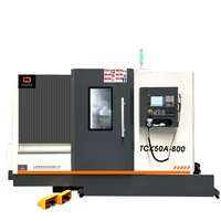 TCK50A _ 800 tour CNC automatique à lit incliné Horizontal haute précision CNC centre de tournage fraisage Machine robuste