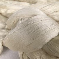 Fil à tricoter 2/120 100% soie filée, haute qualité, absorbant l'humidité, pour tricot et écharpes