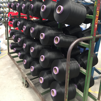 Fil 100% polyester fabricant chinois fil ddb texturé polyester dty 150/48 sd nim