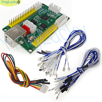 Carte d'encodage USB à délai zéro Raspberry Pi Pico, kit de joystick d'arcade DIY avec composants en plastique pour câbles de boutons PC/PS4