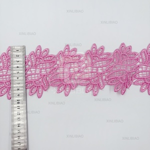 ขายตรงจากโรงงาน ลูกไม้แต่งขอบ 20 สี มีสินค้าในสต็อก ริบบิ้นลูกไม้โพลีเอสเตอร์สำหรับชายกระโปรงและปลายแขนเสื้อ  ลูกไม้ปักลาย - Product Image 2