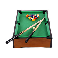 Table de billard miniature personnalisable en MDF pour enfants, ensemble de billard éducatif interactif pour la maison, directement de l'usine