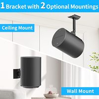 S Era 100 Soporte de altavoz de metal montado en el techo Soportes de altavoz de metal Soporte de altavoz Soportes de estante de montaje