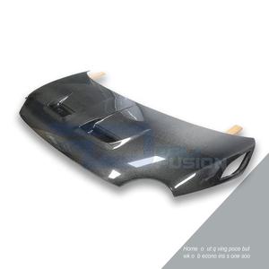 Capó ventilado de fibra de carbono Abarth para Fiat 500 595 695 Abarth 2007-2024, estilo DLF. - Product Image 5