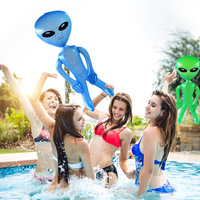 Jouets publicitaires personnalisés en gros OEM avec logo imprimé, poupées en PVC pour enfants, poupées de dessins animés extraterrestres, jouets gonflables pour fêtes