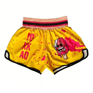 Vente en gros d'usine de shorts de Muay Thai pantalons de boxe respirants pour hommes et femmes shorts MMA d'entraînement sportif - Product Image 6