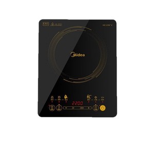 Cocina de Inducción Midea de 2200W con un Solo Quemador, Panel de Vidrio, Estufa Eléctrica Doméstica para Cocinar y Saltear - Product Image 1