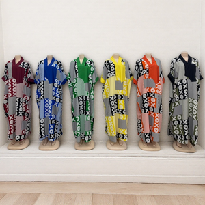 Ingrosso nuovo elegante abito alla moda a manica corta da donna con scollo a V - Product Image 5