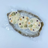 Friandise d'entraînement hyperprotéinée hypoallergénique pour chiots, chatons, chiens et chats – Promotion exceptionnelle : Pizza lyophilisée coquille Saint-Jacques et brocoli