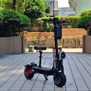 Livraison gratuite UE/USA - Trottinette électrique Boyueda S5-11 11 pouces 60V 38Ah avec batterie, démarrage par carte NFC, application, double moteur 6000E pour adultes - Product Image 1