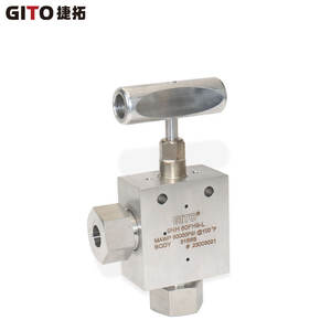 Válvula de Aguja de Hidrógeno de Media Alta Presión GITO (Jietuo) de Acero Inoxidable 316 con Sello Cónico de Alta Temperatura y Alta Presión - Product Image 3