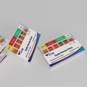HTM diş sarf malzemeleri ekipmanları OEM üretici diş hekimi aksesuarları diş kök kanal dolum malzemesi Gutta Percha noktaları - Product Image 3
