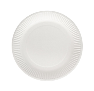 5.1 Inch White Round Paper Plate Disposable Light <b>Weight</b> Non Toxic <b>Small</b> Plates for Appetizers and Party Snacks - Product Image 3