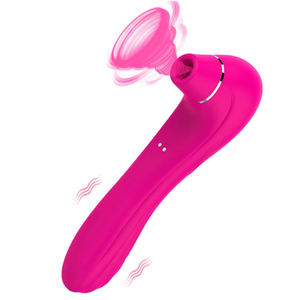Carga USB 2 en 1 succionador de clítoris vibrador de punto G juguete sexual para mujeres <span class=keywords><strong>martubador</strong></span> femenino vibrador de clítoris estimulador sexual Vaginal - Product Image 1