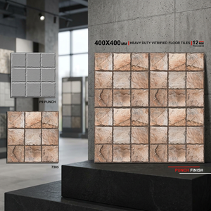 กระเบื้องปูพื้นภายนอกแบบดิจิตอลเคลือบกันน้ำ ขนาด 16x16 นิ้ว รุ่น Vistaar Exquisite Wood Design สำหรับลานจอดรถ - Product Image 2