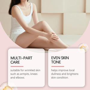 Hidratante orgánico Crema iluminadora corporal Eliminación de manchas oscuras <span class=keywords><strong>en</strong></span> las partes íntimas Piernas Axilas Cuidado de <span class=keywords><strong>la</strong></span> piel para <span class=keywords><strong>la</strong></span> blancura - Product Image 5