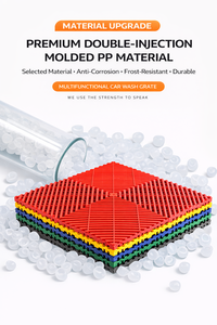 กระเบื้องปูพื้นโรงรถ ยางกันลื่น ทนทาน พีวีซี พีพี สำหรับปูพื้นโรงรถ |   แผ่นปูพื้นโรงรถแบบประกบกันได้สำหรับล้างรถ - Product Image 3
