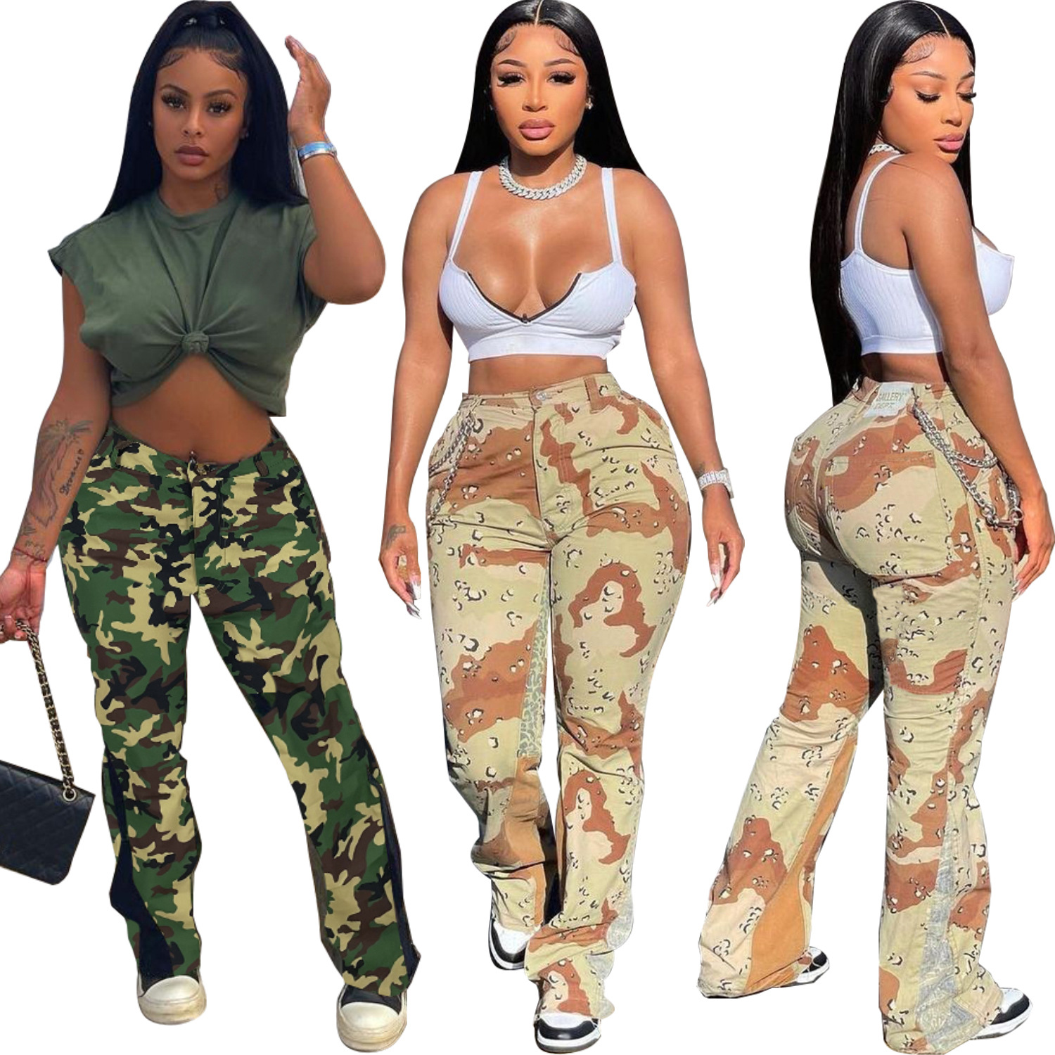Venta al por mayor pantalones camuflados para dama-Compre online los  mejores pantalones camuflados para dama lotes de China pantalones camuflados  para dama a mayoristas | Alibaba.com