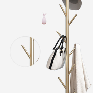 <span class=keywords><strong>Perchero</strong></span> metálico de lujo para entrada de árbol, estante de acero inoxidable moderno, fabricación - Product Image 6