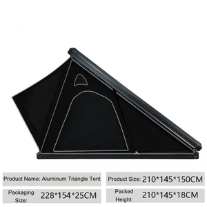 Tente de toit à double couche entièrement automatique, accessoire de tourisme automobile, coque rigide en Oxford, camping en plein air, porte-bagages de voiture, poteau en aluminium - Product Image 6