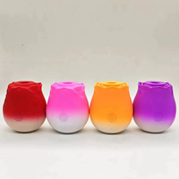 Neuer Rosen-Vibrator für Frauen Großhandel Individuelles Logo Erwachsenen-Sexspielzeug Klitoris-Stimulator Nippel-Klitoris-Sauger Rosen-Vibrator