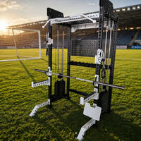 Machine Smith multi-stations, entraîneur fonctionnel, cadre en acier robuste, équipement de musculation pour l'entraînement complet du corps en salle