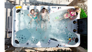 Jacuzzi Exterior 9A70 Dream Backyard para 9 Personas, Bañera de Hidromasaje para Fiestas, Piscina de <span class=keywords><strong>Spa</strong></span> Exterior - Product Image 3