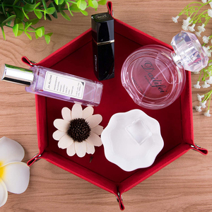 MuYang מכירה לוהטת קוביות מחזיק עור מפוצל מתקפל קטיפה קוביות מגש עבור Rpg dnd אחרים שולחן משחקים 2021 - Product Image 6