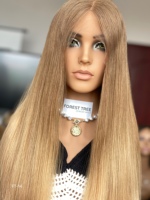 Perruque en cheveux humains casher SHY, qualité salon de coiffure supérieure, coiffage HD, dentelle supérieure, coupe super légèrement dégradée, commande en gros