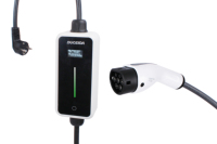 Chargeur EV portable de type 2, mode 2, 16A 230V, UL94 V-0 ignifuge, IP67, OEM CE pour l'Europe