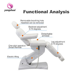 Luxuriöse Tragbare Wimpern-Schönheitssalon-Möbel Modernes Design Luxuriöser Wimpern-Schönheitsstuhl und Gesichtsmassageliege im Angebot - Product Image 5