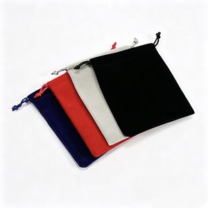 Pochette en velours avec cordon de serrage pour bijoux, cosmétiques, pierres précieuses, montres et plus encore - Product Image 5