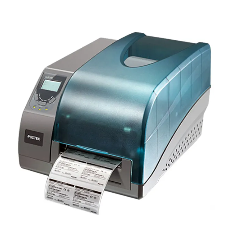Postek Printer Label G6000 Barcode 600Dpi HD Printer Kertas Perak Perak Pelat Tembaga Kertas Perhiasan Stiker Printer