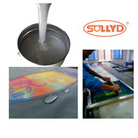 Silicone d'impression à écran tactile en silicone, robuste, base sous-revêtement, sur tissu imperméable, bonne résistance adhésif et au frottement