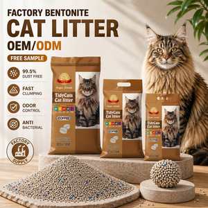 Arena para Gatos de Bentonita Ecológica Premium, Libre de Polvo, Aglutinación Rápida, Control de Olores, Venta al por Mayor - Product Image 1