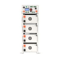 Système de stockage d'énergie haute tension pour appareils électroménagers 20kWh-120kWh 51.2V 200Ah avec batterie LiFePO4 en rack, communication CAN, solaire