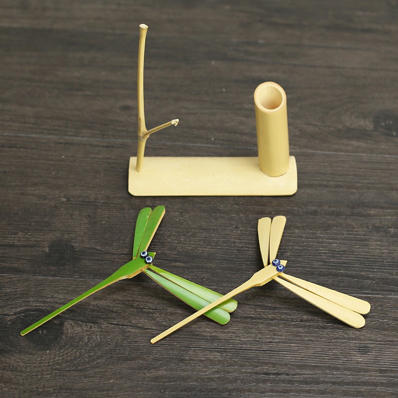 Kreative Bambus Libelle Balance Ornament handgemachte DIY Handwerk Bro  Dekoration| Alibaba.com