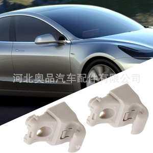 Soporte de Visera Solar para Parabrisas Delantero de Tesla Model 3 y Model Y, Fijación de Plástico y Nylon, Instalación con Elevación - Product Image 5