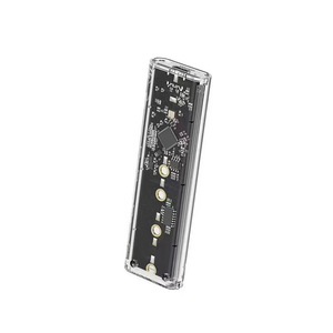 双协议便携式透明 M2 NVME & NGFF SSD 外壳 <span class=keywords><strong>M</strong></span>.2 转 USB 3.1 Type-C <span class=keywords><strong>M</strong></span>-key 外置 SSD 保护壳 - Product Image 3