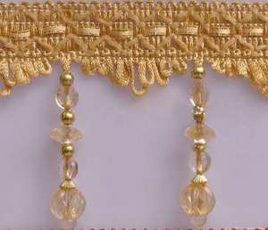 Pastèque <span class=keywords><strong>Shaoxing</strong></span> Dentelle Perles Rideaux Garnitures Élégantes pour la Décoration Intérieure - Product Image 3